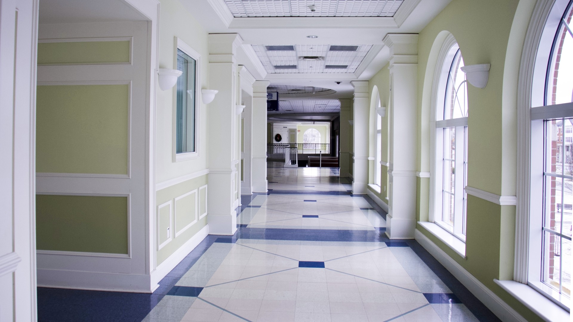 Hallway in the Keating Centre