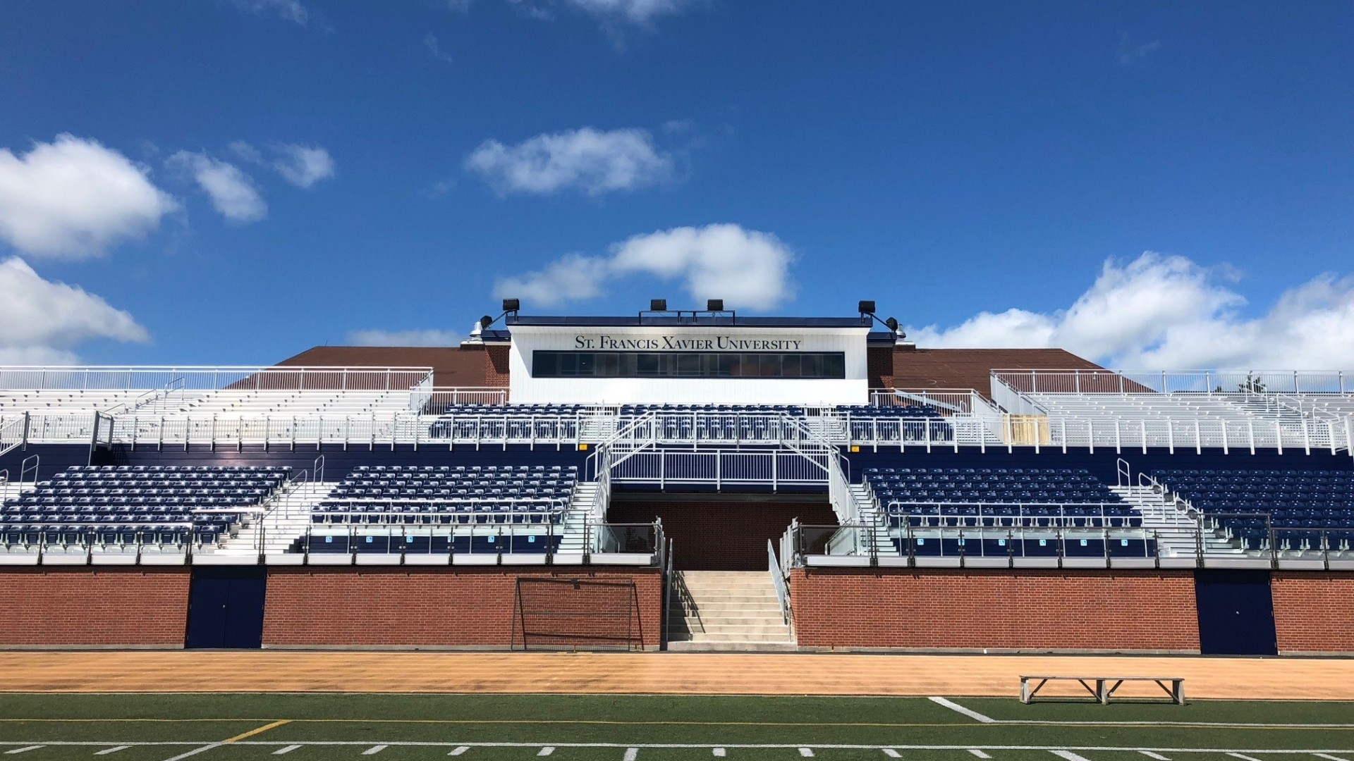 A view of the stands