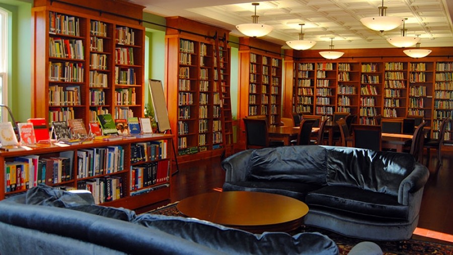 Interior of the Marie Michael Library 