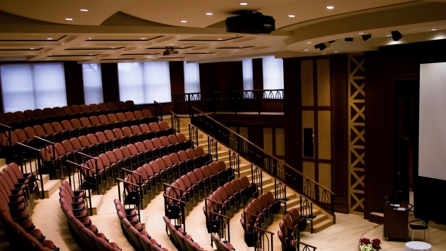 View of large auditorium