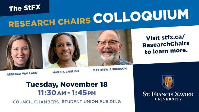 StFX Research Chairs Colloquium - Fall 2025