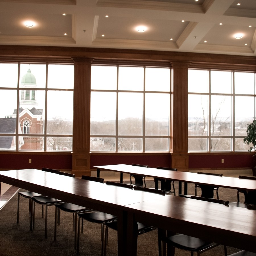 Inside view of a conference room