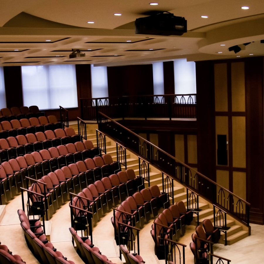 View of large auditorium