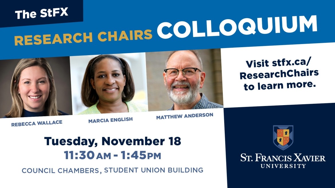 StFX Research Chairs Colloquium - Fall 2025