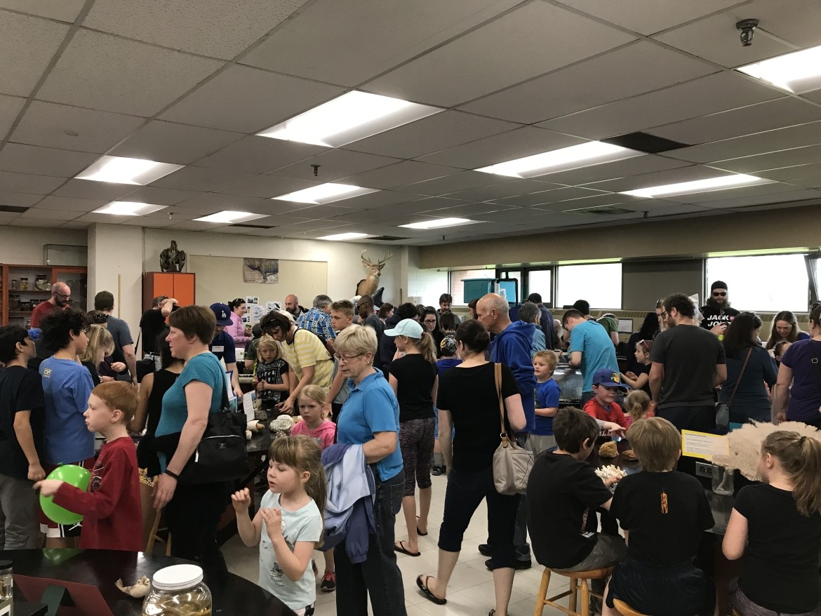 Several People Attending at the 2018 World Oceans Day Event at StFX