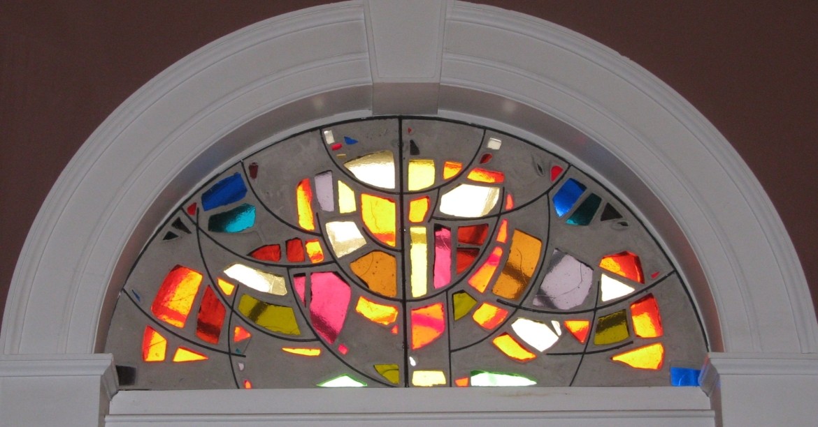Stained Glass Window Artwork in the Chapel