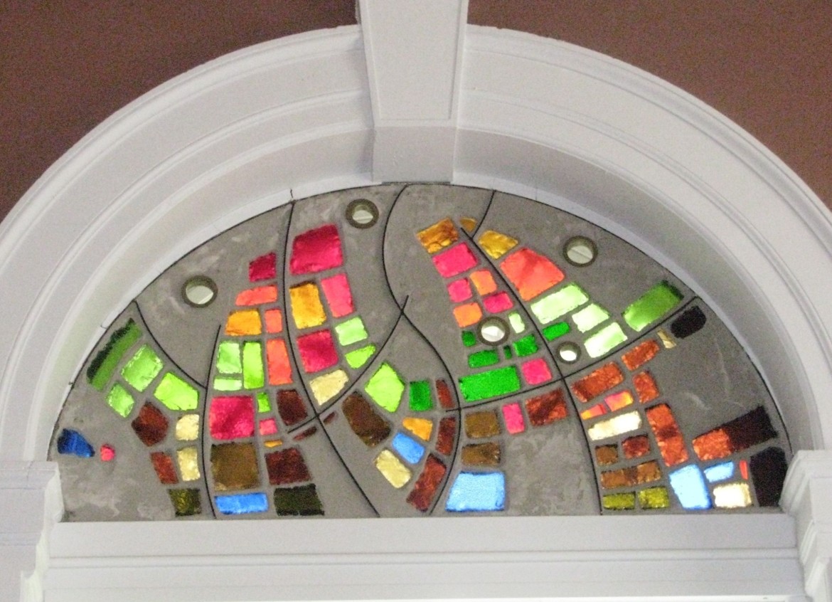 Stained Glass Window Artwork in the Chapel