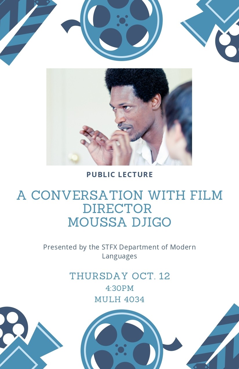 Film director Moussa Djigo @STFX
