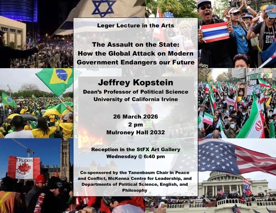 Leger Lecture 2026 presents Professor Jeffrey Kopstein