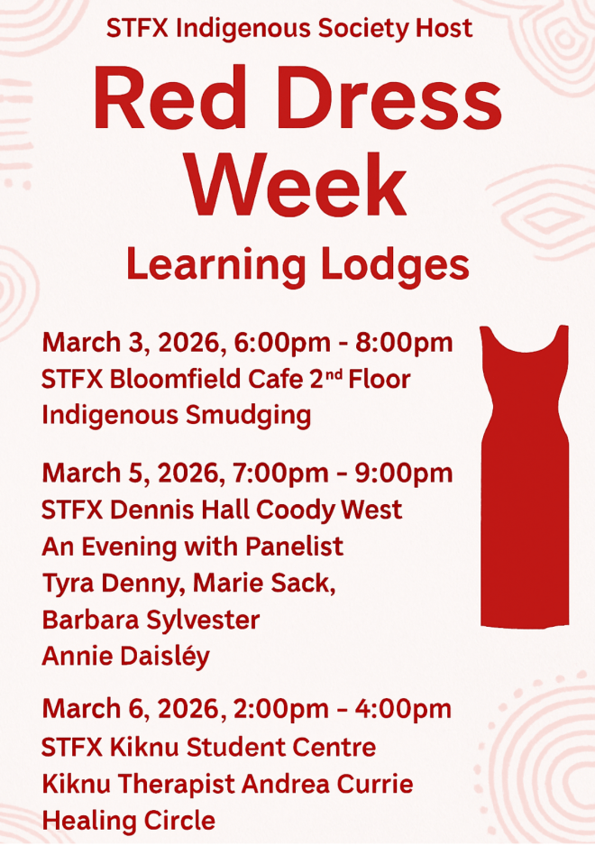 Red Dress Week Learning Lodges poster