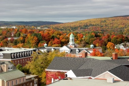 Aerial photo of the StFX campus