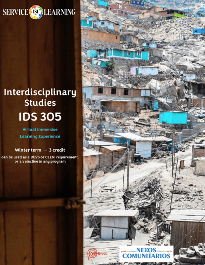 Magazin cover showing houses in rubble