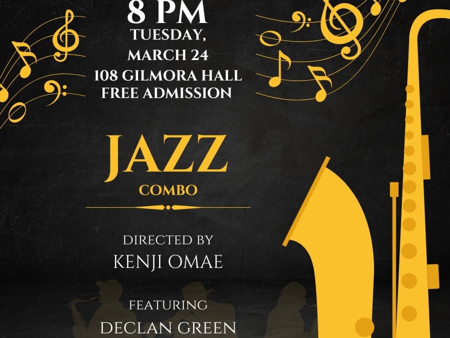 Live Jazz! Omae Combo - March 24, 2026 @ 8pm (Room 108, Gilmora Hall)