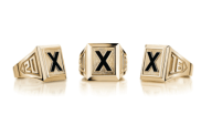 Three X-Rings alongside each other 